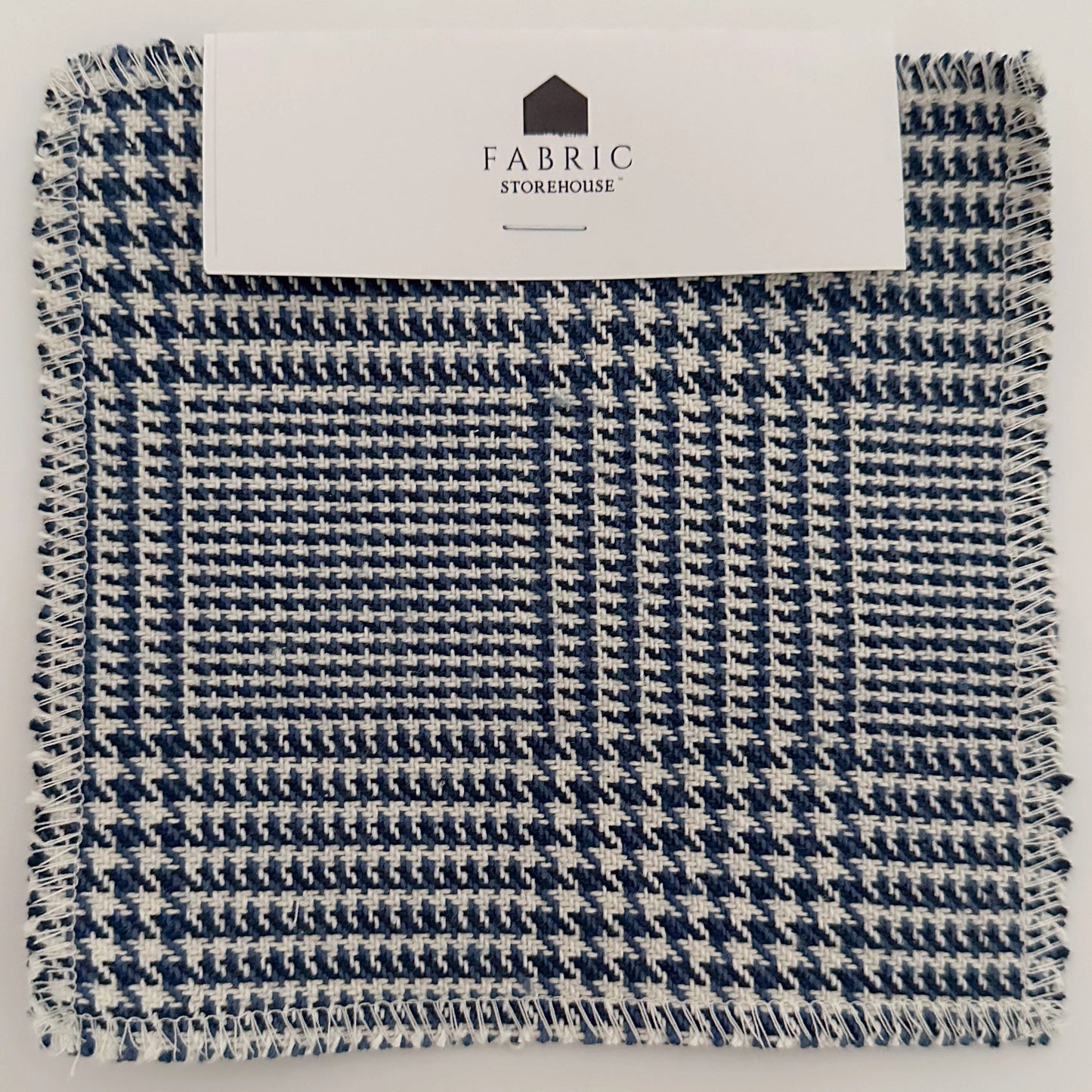 Navy Houndstooth