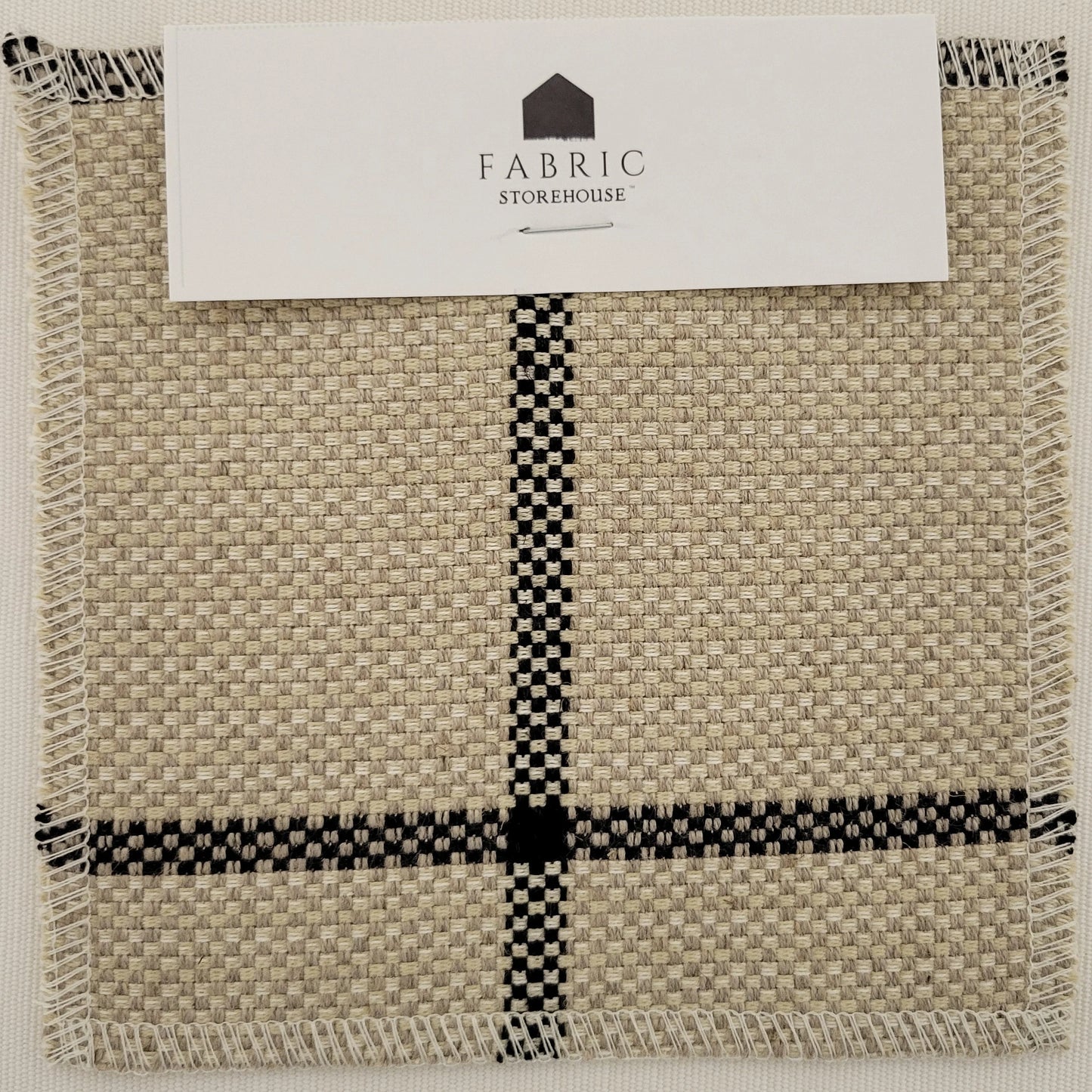 Natural Woven Windowpane