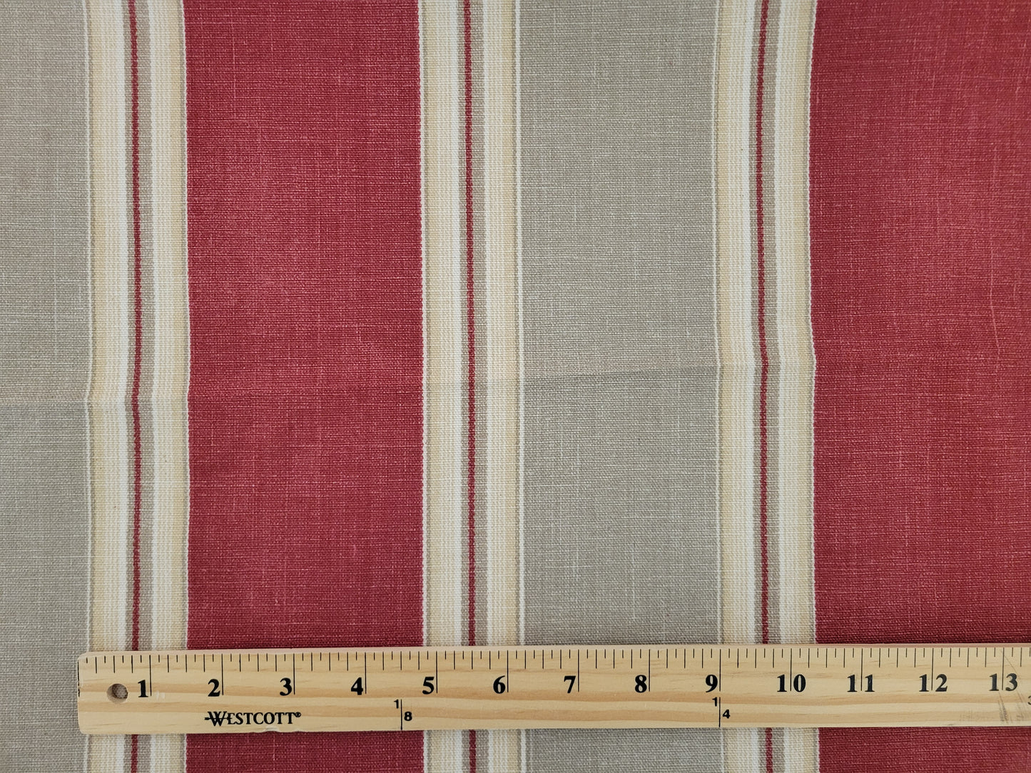 Awning Stripe Red