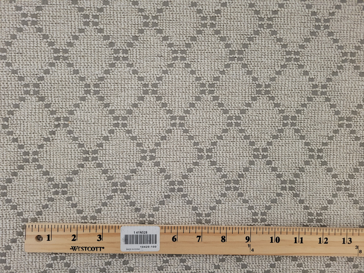 Gray Woven Diamond