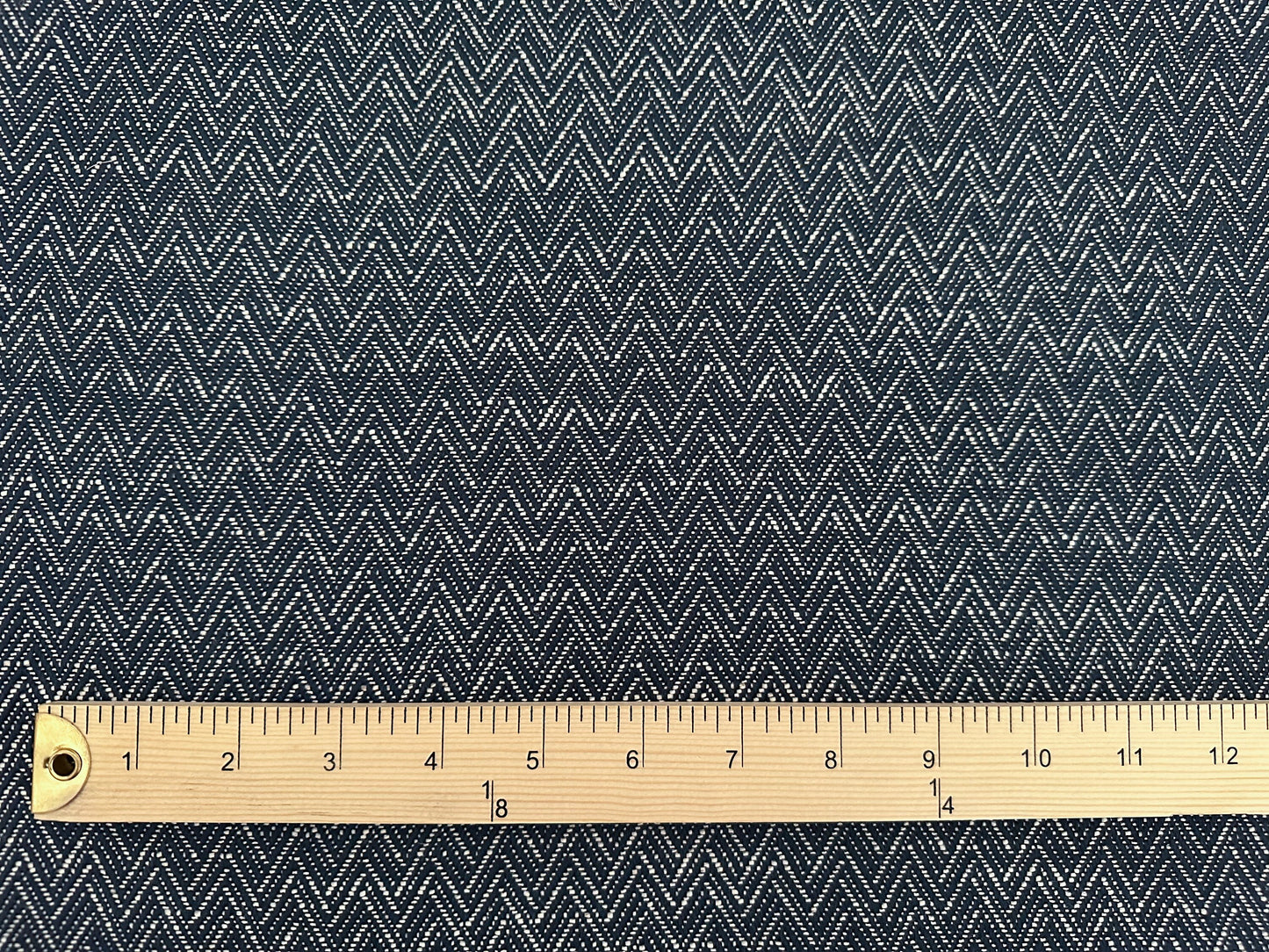 Blue Herringbone