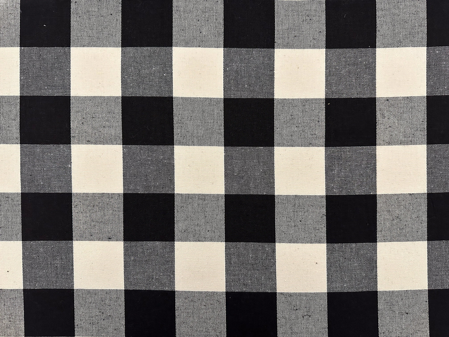 Black and White Buffalo Check