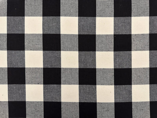 Black and White Buffalo Check