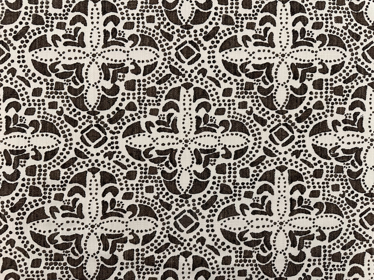 Chocolate Brown Floral