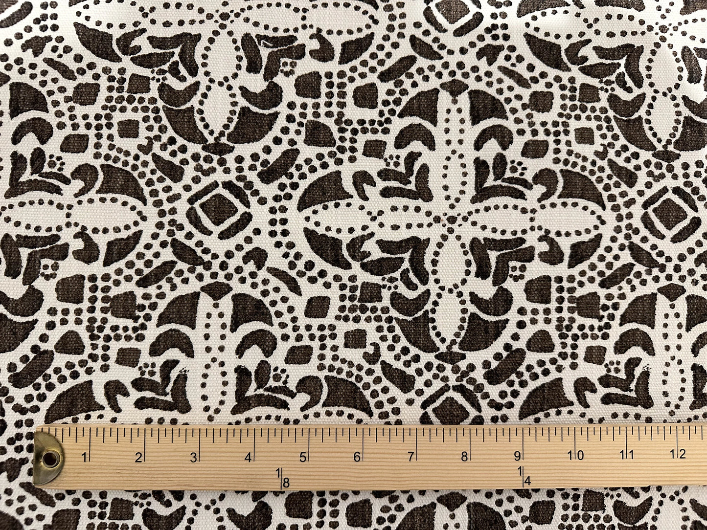 Chocolate Brown Floral