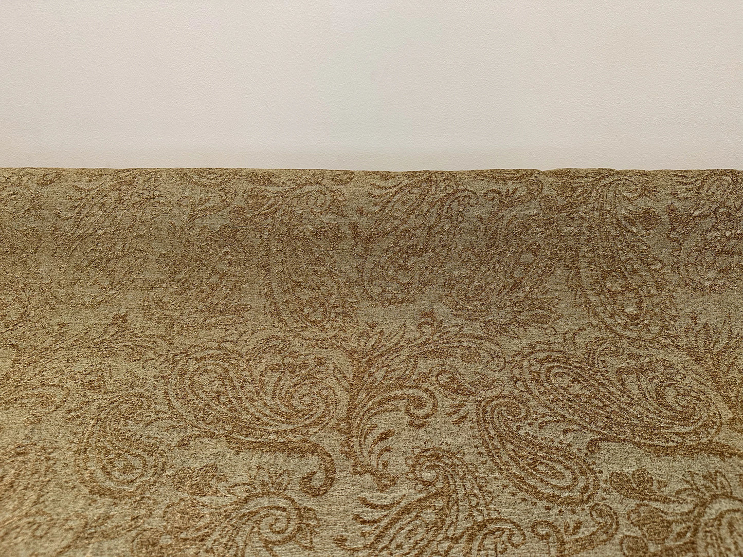 Green Paisley Velveteen