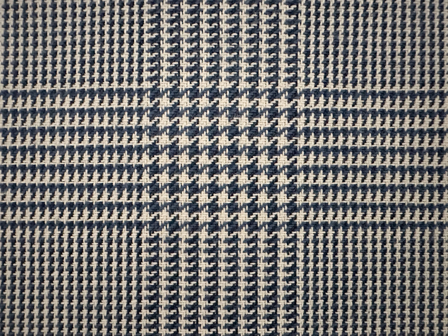 Navy Houndstooth