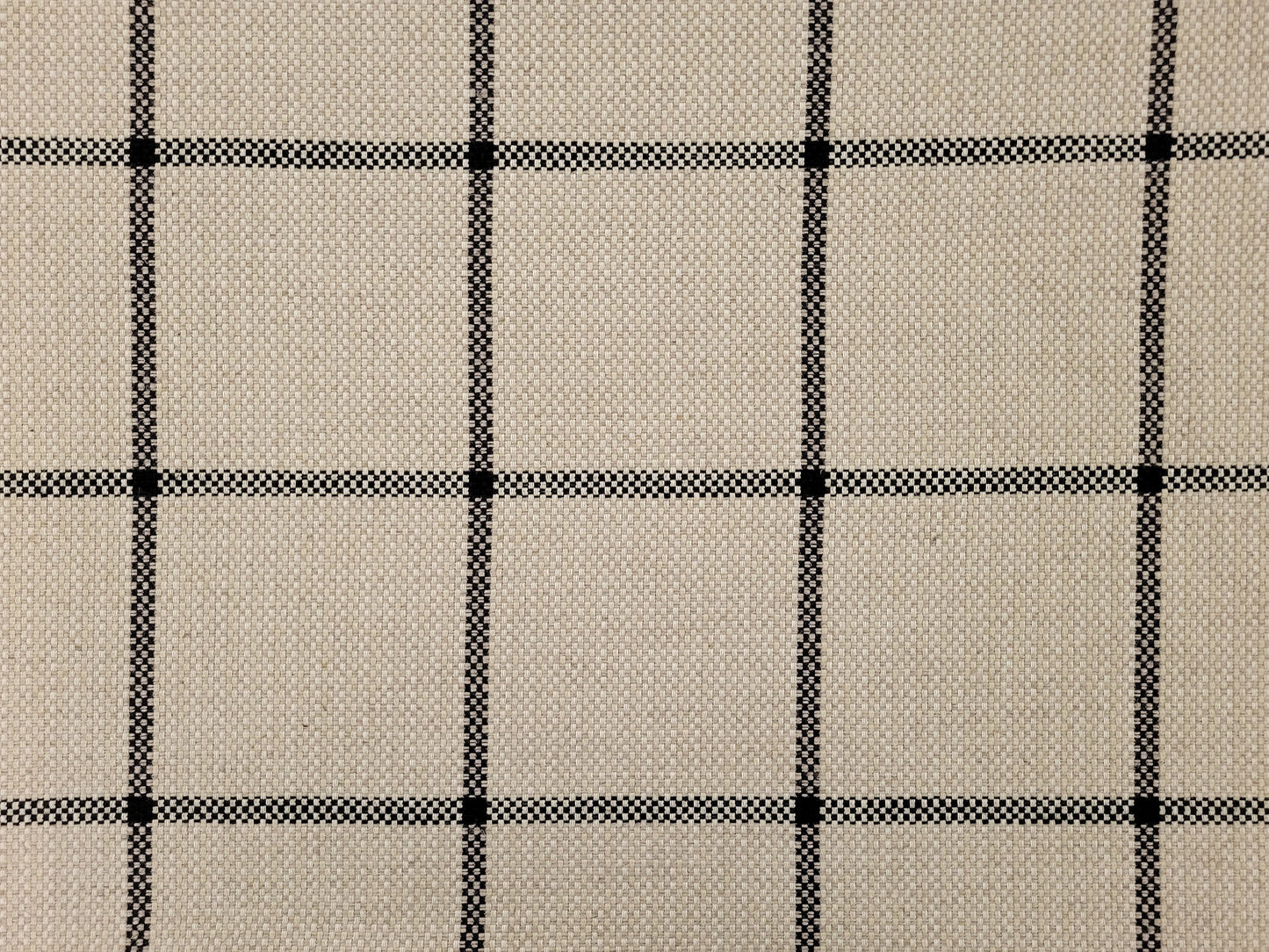 Natural Woven Windowpane