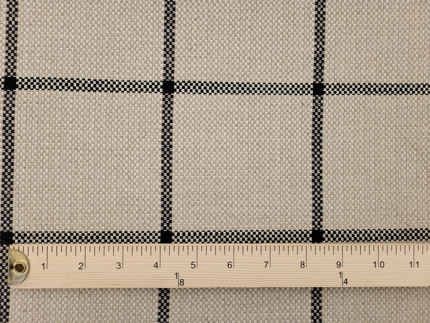 Natural Woven Windowpane