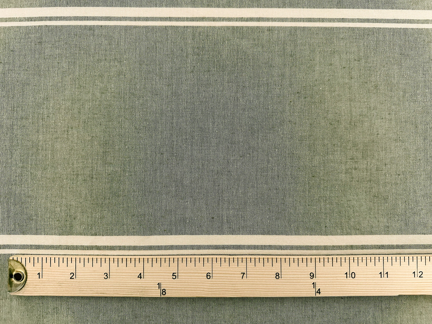 Subtle Green & Cream Stripe
