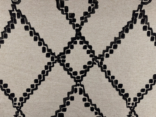 Trellis Linen Black